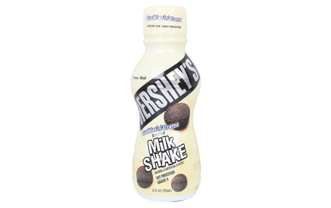 Hershey's Cookies & Creme Flavoured Milk Shake   Bottle  355 millilitre